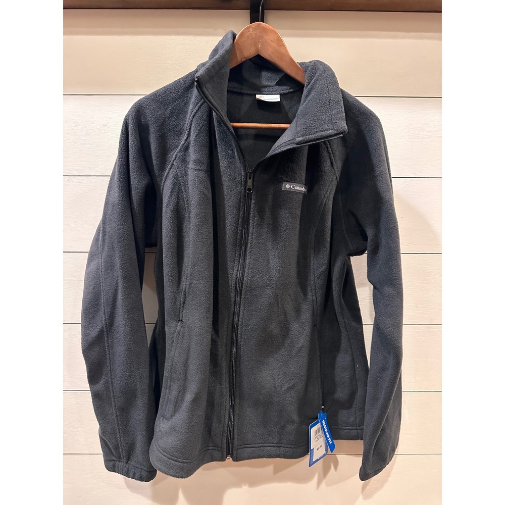 Columbia Womens Sawyer Rapids 2.0 Full Zip Fleece Jacket Charcoal Grey XL NEW